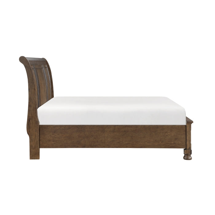 1718KBR-1EK* (3) Eastern King Platform Bed with Footboard Storage - 1718KBR-1EK*