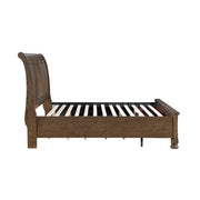 1718KBR-1EK* (3) Eastern King Platform Bed with Footboard Storage - 1718KBR-1EK*