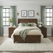 1718KBR-1EK* (3) Eastern King Platform Bed with Footboard Storage - 1718KBR-1EK*