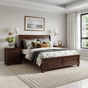 1718NC-1* (3) Queen Platform Bed with Footboard Storage - 1718NC-1*