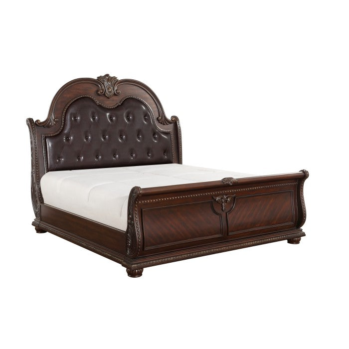 1757K-1EK* (4)Eastern King Sleigh Bed - 1757K-1EK*