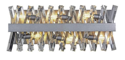 17WSC18PT 18" X 3" MONTREUX  PEWTER WALL SCONCE - 210000006572