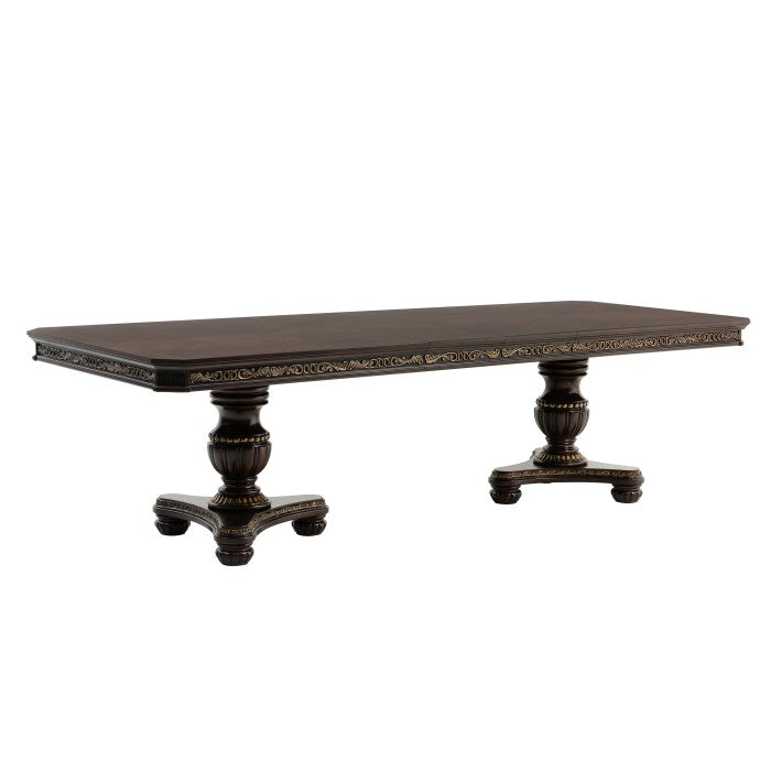 1808-112* (2)Double Pedestal Dining Table - 1808-112*