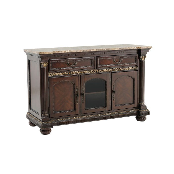 1808-40 Server with Faux Marble Top - 1808-40