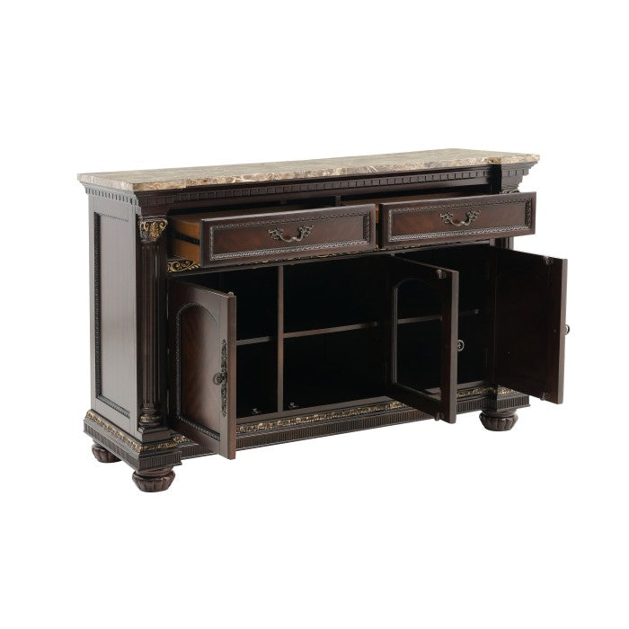 1808-40 Server with Faux Marble Top - 1808-40