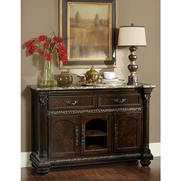 1808-40 Server with Faux Marble Top - 1808-40