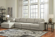 Next-Gen Gaucho Gray 4-Piece LAF Chaise Sectional -  Ashley - Luna Furniture