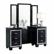 1916BK-15* (3) Dressing Table with Mirror - 1916BK-15*