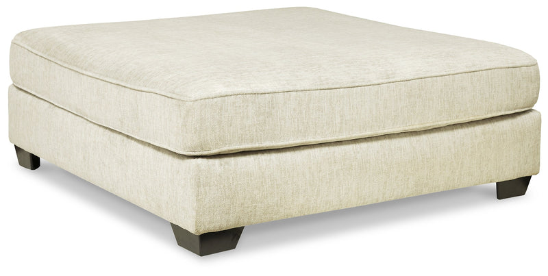 Rawcliffe Parchment 4-Piece Sectional with Ottoman from Ashley - Luna Furniture