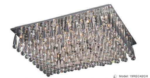 19REC42CH 42" X 32" ALASKA CHROME RECTANGULAR - 210000002888