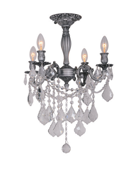 2018F17-4P  17X17  4 LIGHT  PEWTER - 210000004895