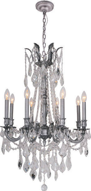 2018W24-8P  24X30  8 LIGHT  PEWTER - 210000004923