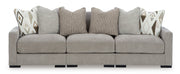 Aslan Court Pebble 3-Piece Sofa Sectional from Ashley - Luna Furniture