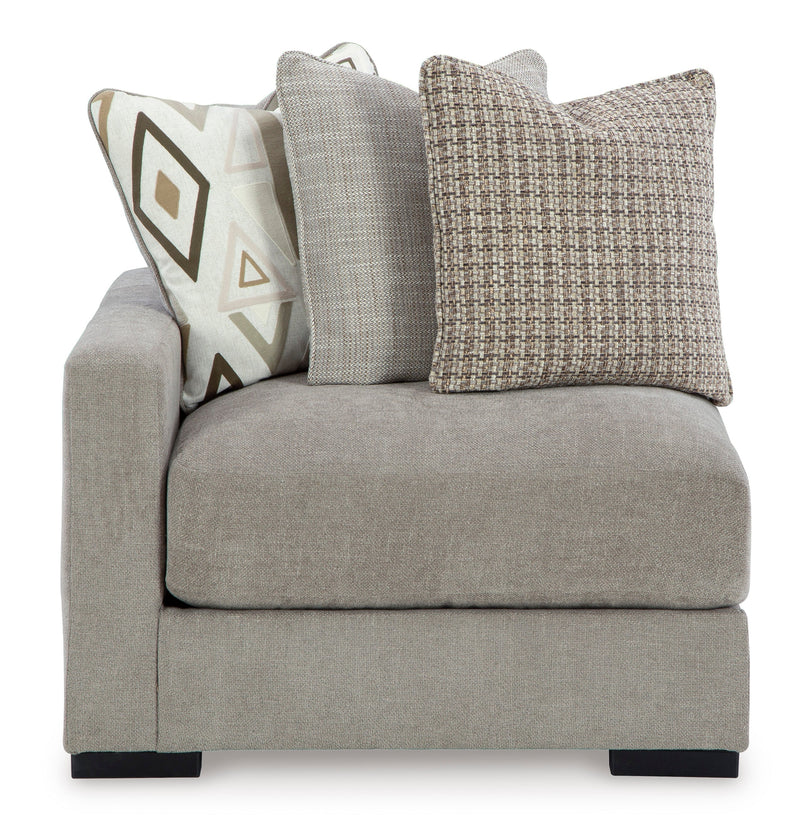 Aslan Court Pebble 6-Piece Sectional with Ottoman from Ashley - Luna Furniture
