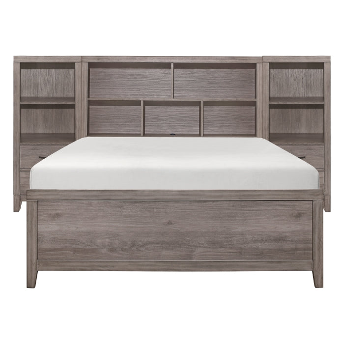 2042NBF*WBT 4pc Set Full Wall Bed with Toy Boxes (FB+2PNS+TFT) - 2042NBF*WBT