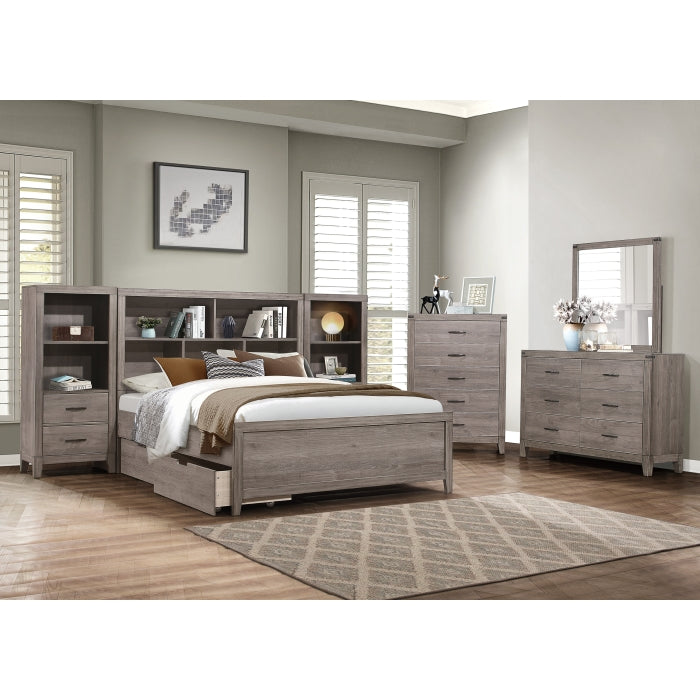 2042NBF*WBT 4pc Set Full Wall Bed with Toy Boxes (FB+2PNS+TFT) - 2042NBF*WBT