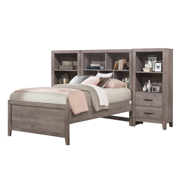 2042NBT*WB 3pc Set Twin Wall Bed (TB+2PNS) - 2042NBT*WB