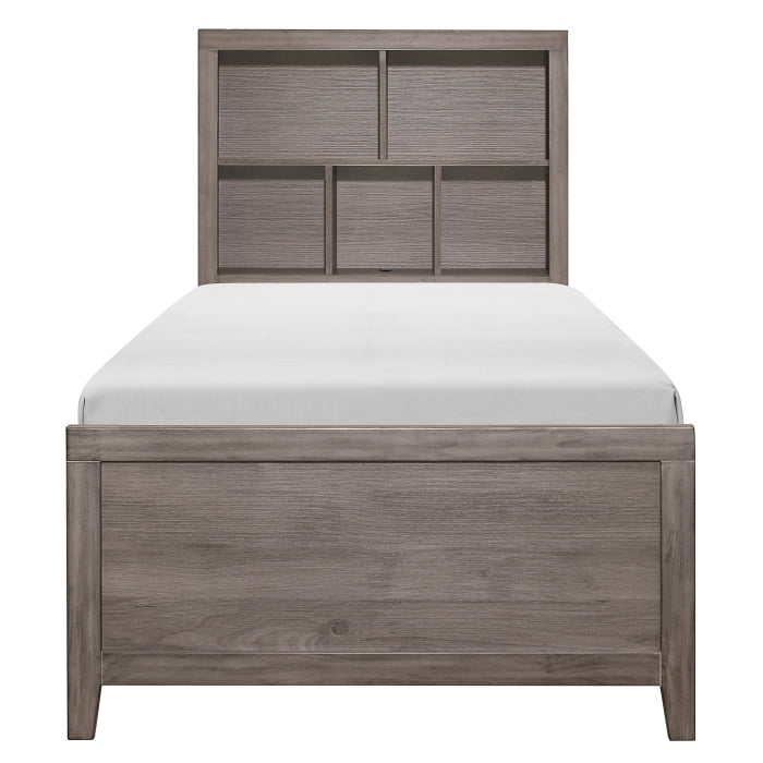 2042NBT*WBT 4pc Set Twin Wall Bed with Toy Boxes (TB+2PNS+TFT) - 2042NBT*WBT