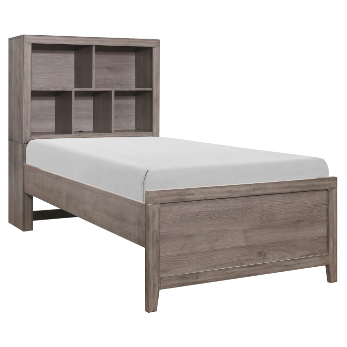 2042NBT*WBT 4pc Set Twin Wall Bed with Toy Boxes (TB+2PNS+TFT) - 2042NBT*WBT