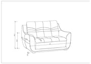 2088 Living Room Set - Gate FurnitureLiving Room Set