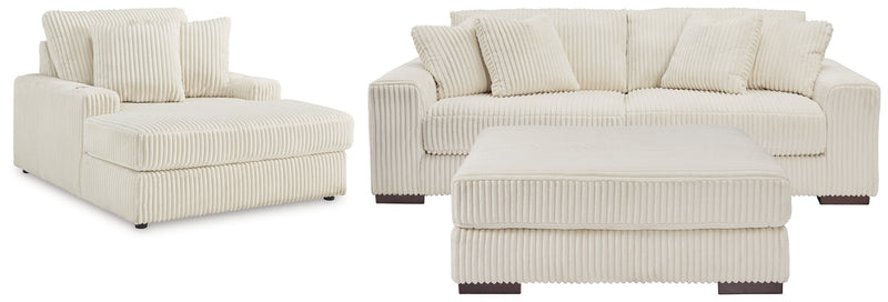Lindyn 2-Piece Sectional, Chaise and Oversized Ottoman from Ashley - Luna Furniture