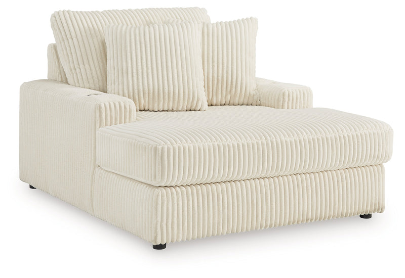 Lindyn 2-Piece Sectional, Chaise and Oversized Ottoman from Ashley - Luna Furniture
