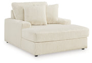 Lindyn 2-Piece Sectional, Chaise and Oversized Ottoman from Ashley - Luna Furniture