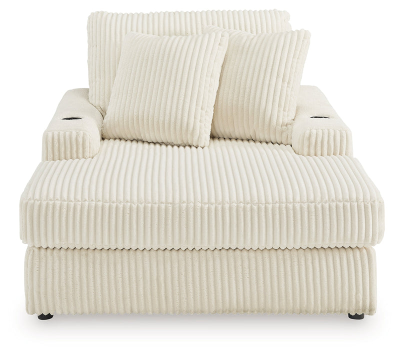 Lindyn 2-Piece Sectional, Chaise and Oversized Ottoman from Ashley - Luna Furniture
