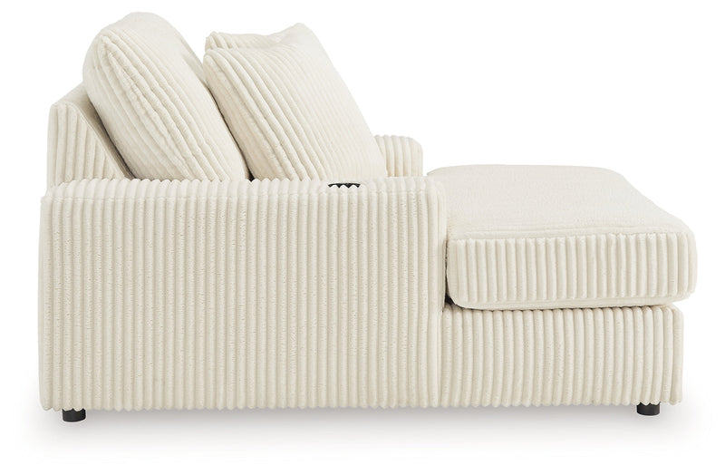 Lindyn 2-Piece Sectional, Chaise and Oversized Ottoman from Ashley - Luna Furniture