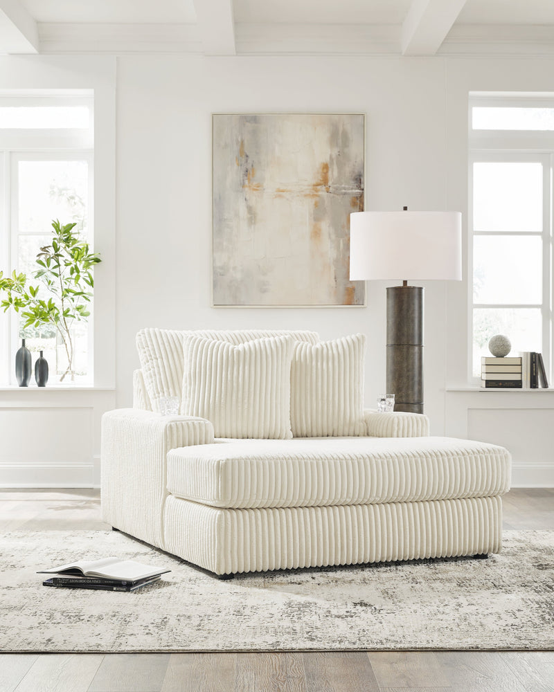 Lindyn 2-Piece Sectional, Chaise and Oversized Ottoman from Ashley - Luna Furniture