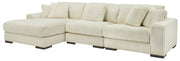 Lindyn Ivory 3-Piece LAF Chaise Sectional -  Ashley - Luna Furniture