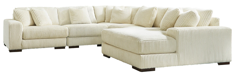 Lindyn Ivory 5-Piece RAF Sectional - Gate Furniture