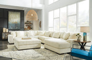 Lindyn Ivory 6-Piece RAF Chaise Sectional -  Ashley - Luna Furniture