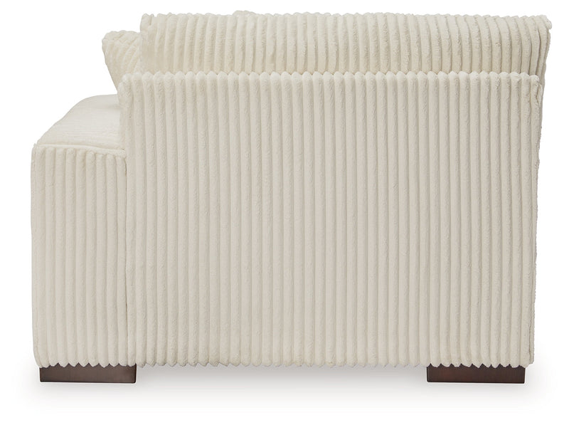 Lindyn 2-Piece Sectional, Chaise and Oversized Ottoman from Ashley - Luna Furniture