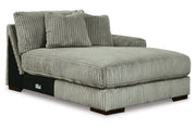 Lindyn Fog 3-Piece Sectional and Chair -  Ashley - Luna Furniture