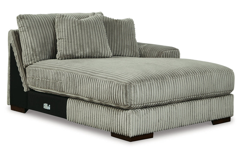 Lindyn Fog 3-Piece Sectional and Chair -  Ashley - Luna Furniture