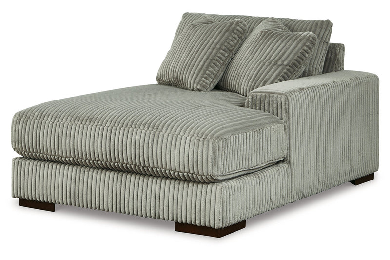 Lindyn Fog 3-Piece Sectional and Chair -  Ashley - Luna Furniture