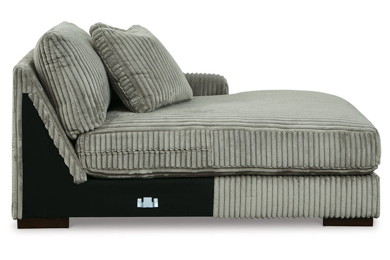 Lindyn Fog 3-Piece Sectional and Chair -  Ashley - Luna Furniture