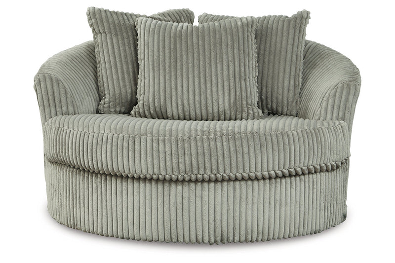 Lindyn Fog 3-Piece Sectional and Chair -  Ashley - Luna Furniture