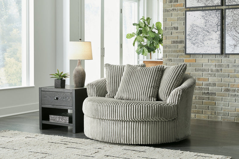 Lindyn Fog 3-Piece Sectional and Chair -  Ashley - Luna Furniture