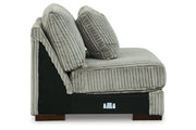 Lindyn Fog 3-Piece Sectional and Chair -  Ashley - Luna Furniture