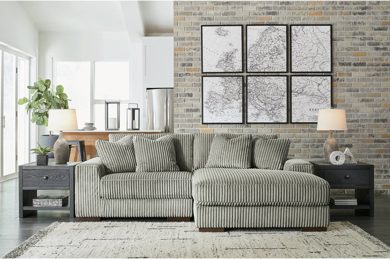 Lindyn Fog 2-Piece RAF Sofa Chaise