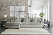 Lindyn Fog 3-Piece LAF Chaise Sectional -  Ashley - Luna Furniture