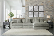 Lindyn Fog 3-Piece Sectional and Chair -  Ashley - Luna Furniture