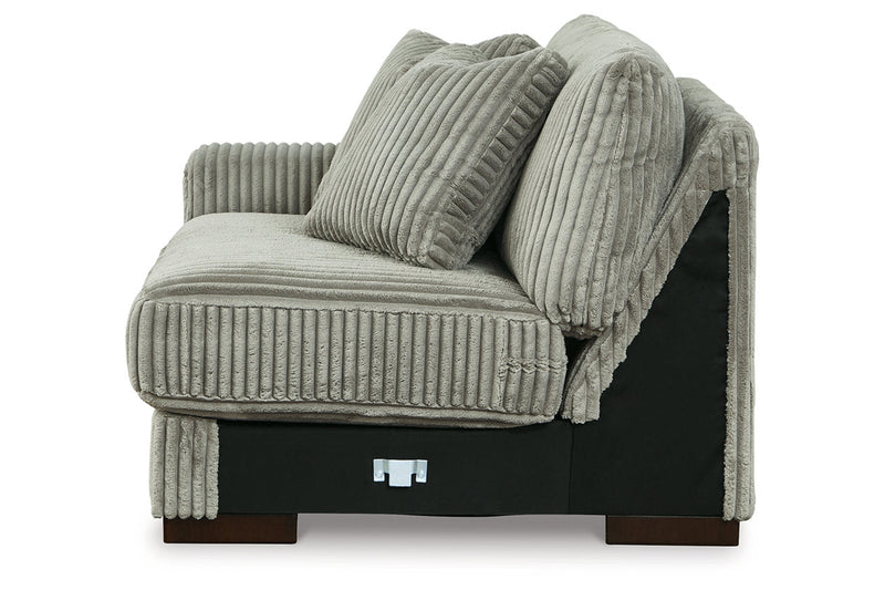 Lindyn Fog 3-Piece Sectional and Chair -  Ashley - Luna Furniture
