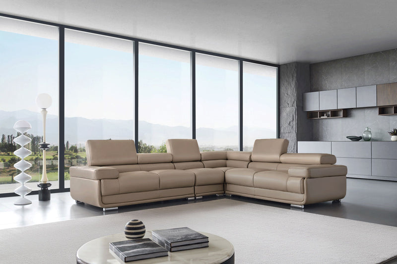 2119 Sectional Beige SET - p13607