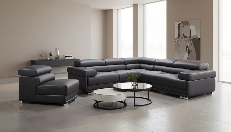 2119 Sectional Black Set - p13988