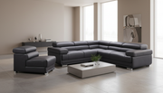 2119 Sectional Black Set - p13988