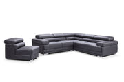 2119 Sectional Black Set - p13988