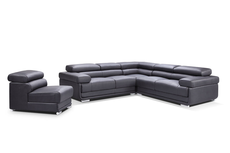 2119 Sectional Black Set - p13988